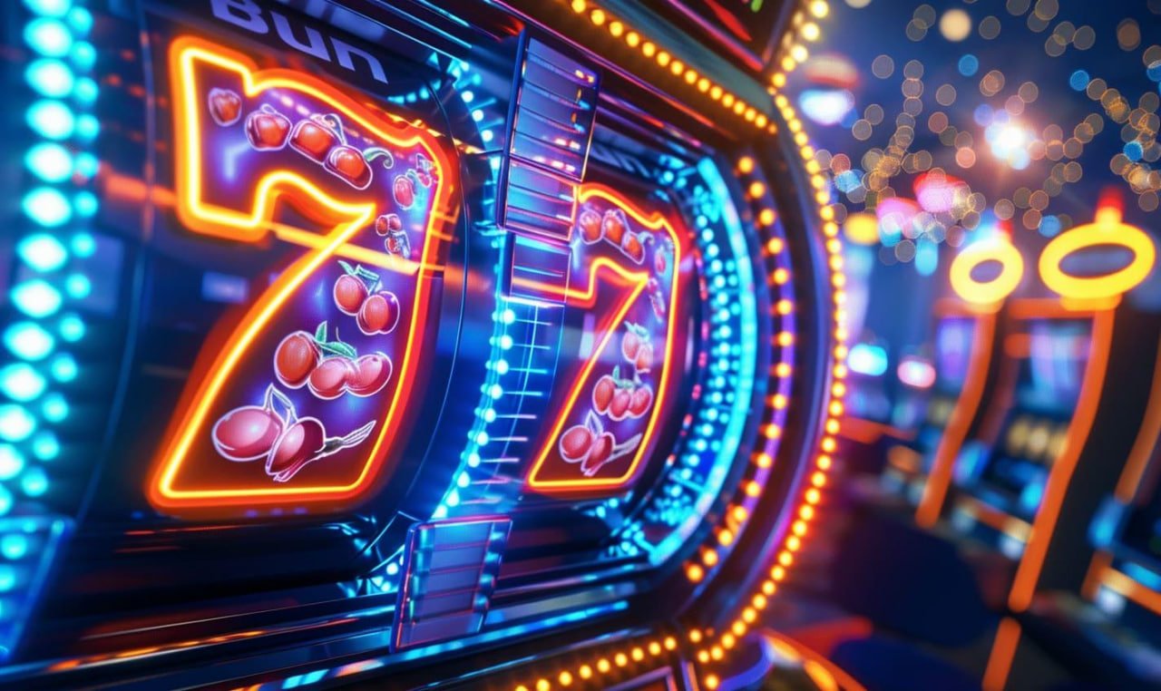 Studio Casino Hold'em rapi777 dengan dealer profesional menampilkan kartu dan community cards